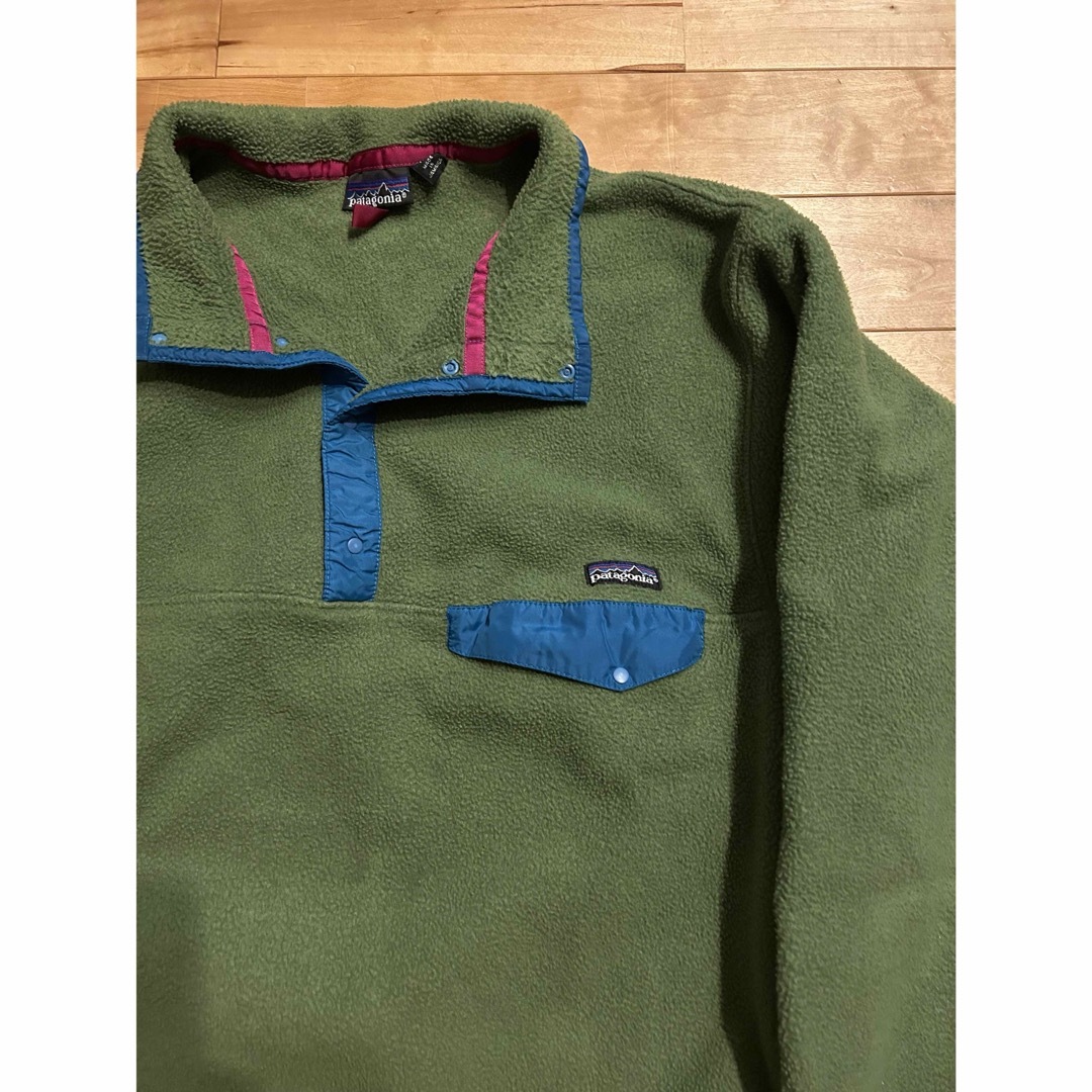 patagonia - 美品 レアカラー 91年製 パタゴニア シンチラスナップt XL