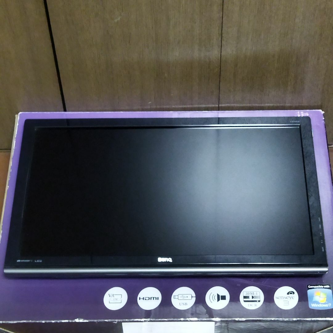 BENQ(ベンキュー)のBENQ EW2420　24インチ LED モニター スマホ/家電/カメラのPC/タブレット(ディスプレイ)の商品写真