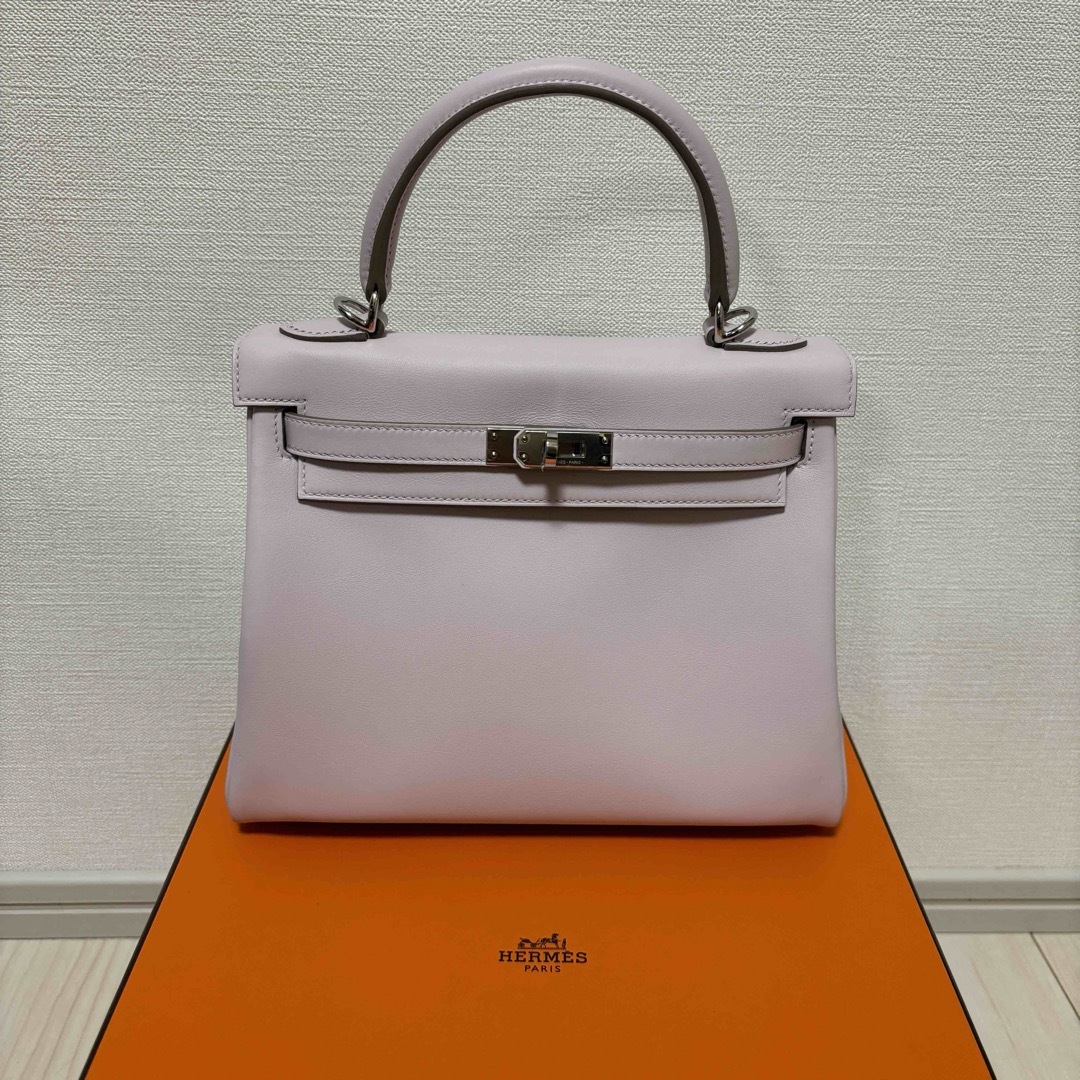 Hermes(エルメス)のHERMES ケリー25 モーブペール レディースのバッグ(ハンドバッグ)の商品写真