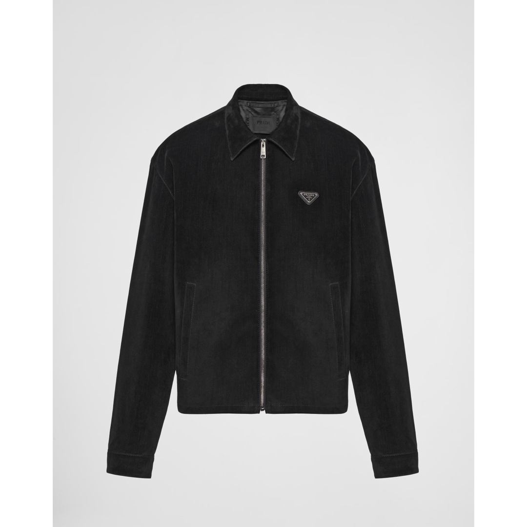 PRADA - プラダ コットンベルベット ブルゾンジャケット S 新品の通販