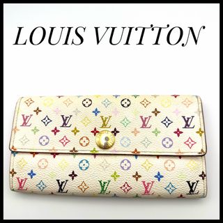 ルイヴィトン(LOUIS VUITTON)の財布　長財布　LOUIS VUITTON ヴィトン　白　モノグラム　本革(財布)