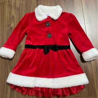 ベビーザラス(BABiESRUS)のベビー サンタ服 80サイズ ベビザらス(ワンピース)