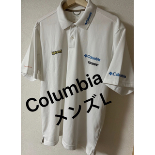 コロンビア(Columbia)のCOLUMBIA コロンビア ポロシャツ XM6948 ホワイトメンズL(ポロシャツ)