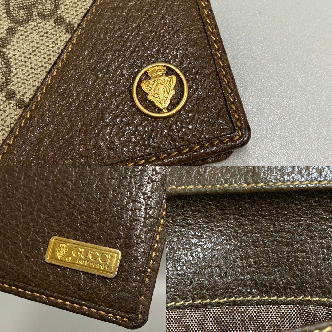 Gucci - 美品 GUCCI オールドグッチ グッチ ヴィンテージ クレスト紋様