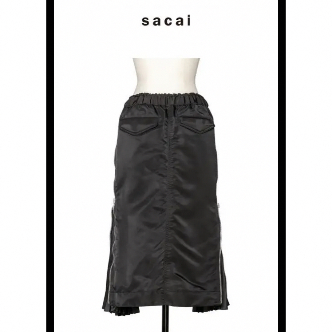 sacai ナイロンスカート　Nylon Twill Skirt  サカイ