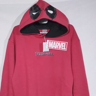 マーベル(MARVEL)の新品 パーカー XL デッドプール マーベル 映画 アメコミ 裏起毛 なりきり(パーカー)