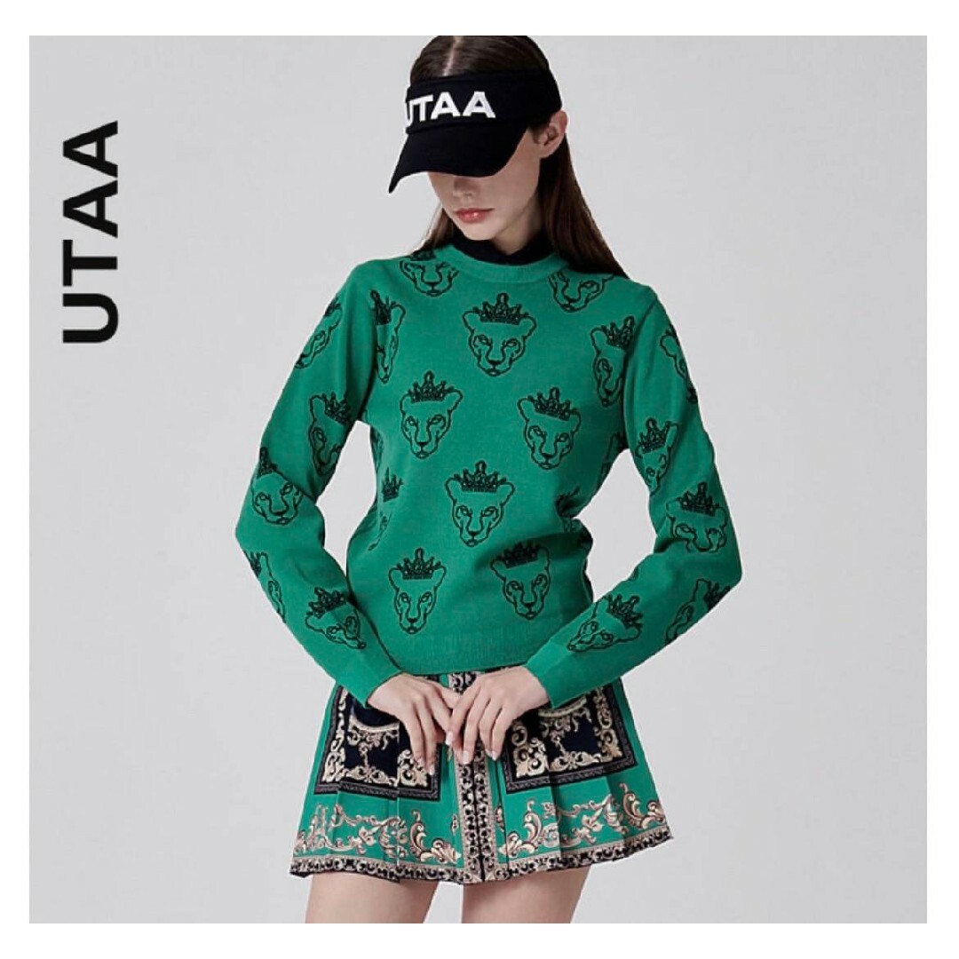 UTAA ゴルフウェア レディース 長袖 セーター