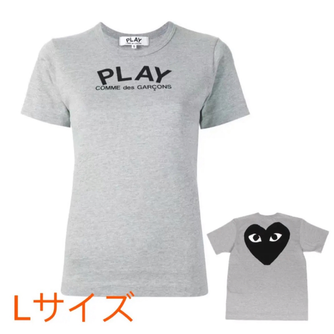 【新品】プレイコムデギャルソン Tシャツ レディースLサイズブラック　黒ハート