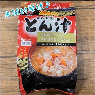 コストコ(コストコ)のコストコ★神州一味噌★とん汁★20食★未開封(インスタント食品)