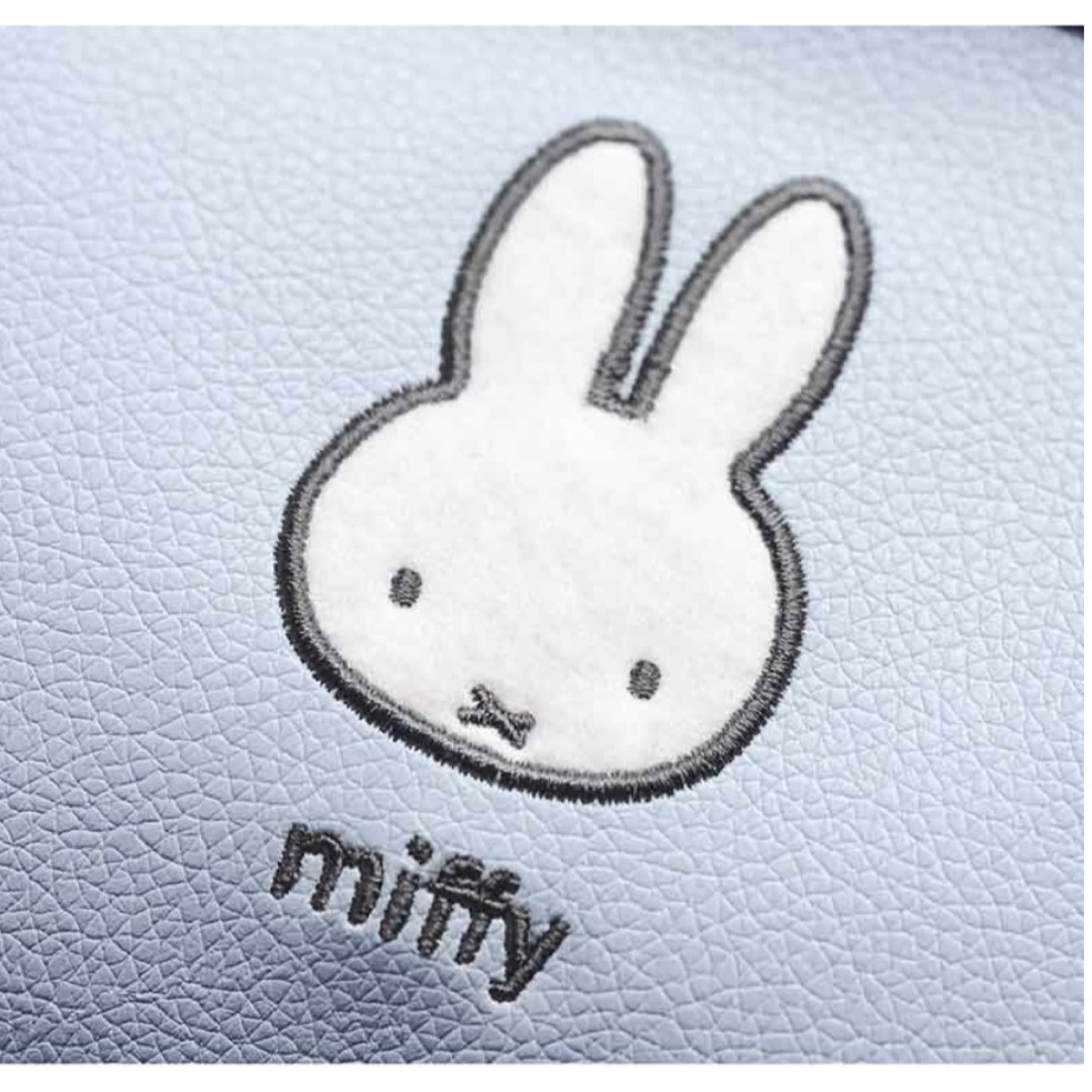 miffy(ミッフィー)のスプリング 付録 ミッフィー レザー調 がま口ポーチ エンタメ/ホビーの雑誌(ファッション)の商品写真