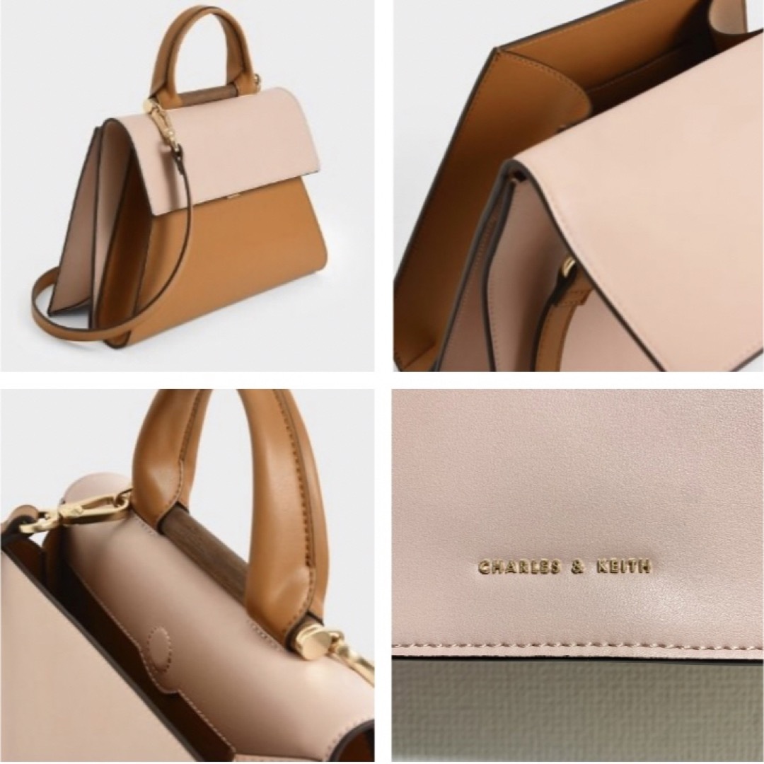 Charles and Keith(チャールズアンドキース)のCHARLES&KEITH チャールズアンドキース　海外限定品　ハンドバッグ レディースのバッグ(ハンドバッグ)の商品写真