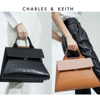 チャールズアンドキース(Charles and Keith)のCHARLES&KEITH チャールズアンドキース　海外限定品　ハンドバッグ(ハンドバッグ)