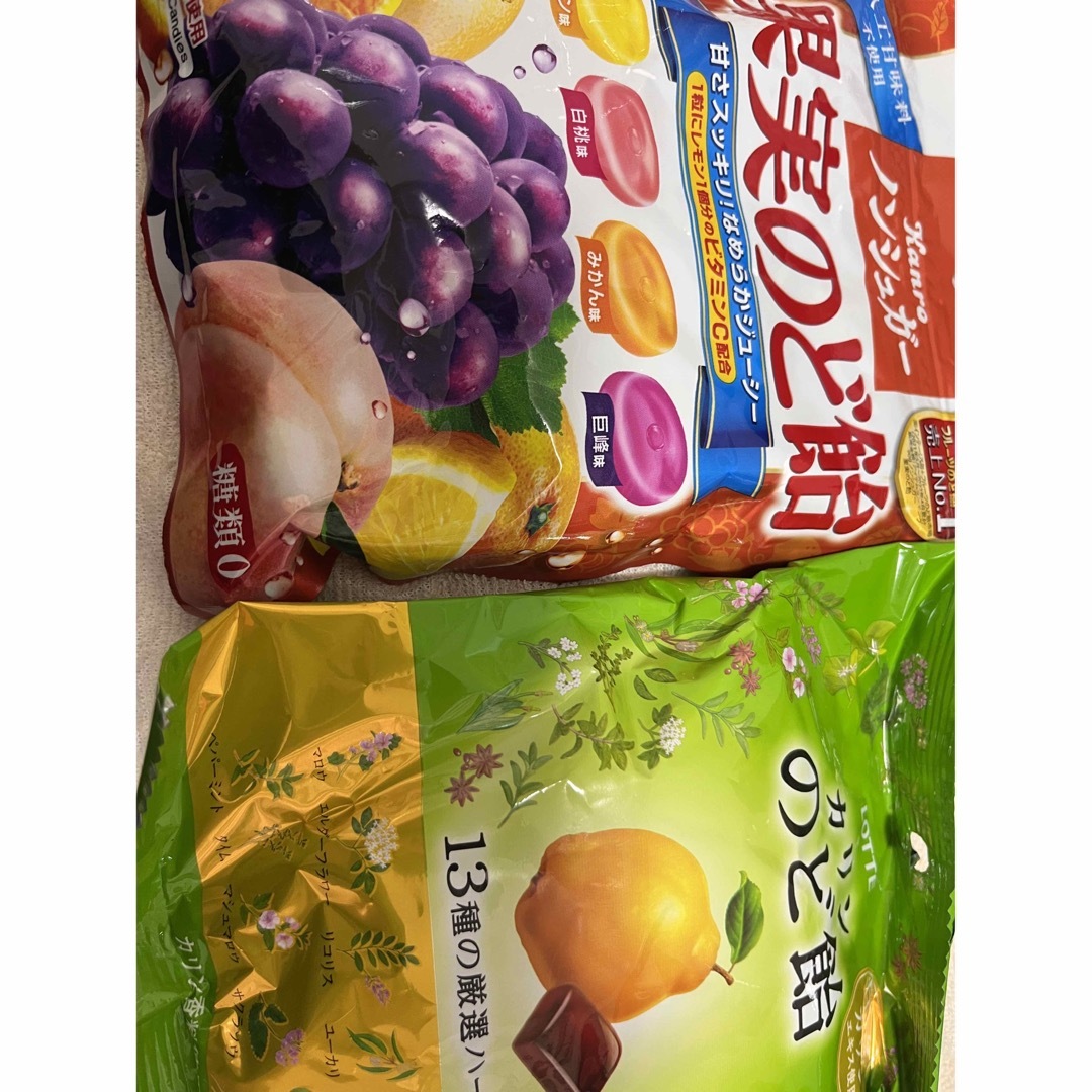 のど飴2袋セット 食品/飲料/酒の食品(菓子/デザート)の商品写真