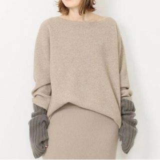 DEUXIEME CLASSE - MUSE *WOOLY THERMAL プルオーバー ネイビーの通販