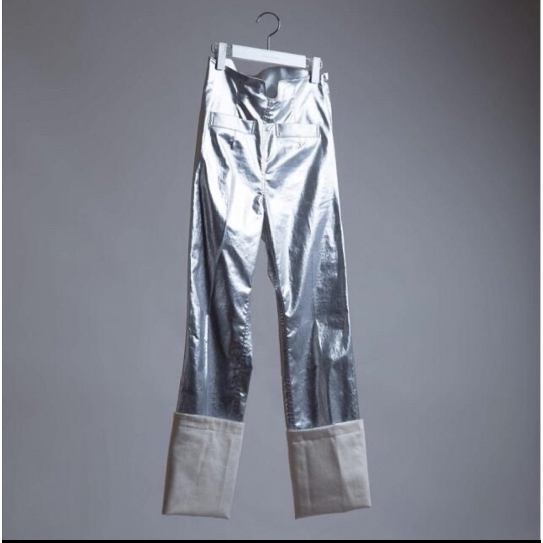 YOHEI OHNO High Waist Metalic Pants / 38