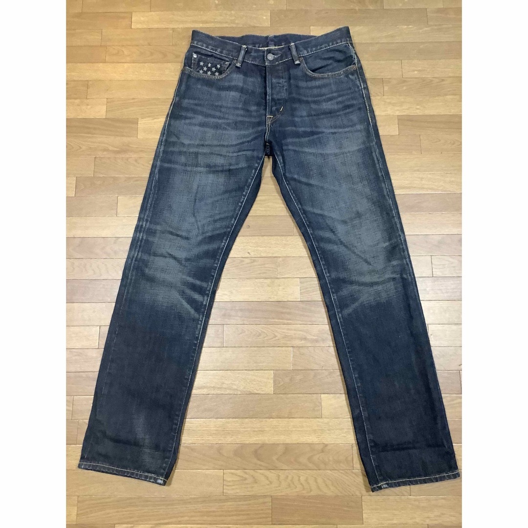 denim&supply スタースタッズボタンフライジーンズ32/32