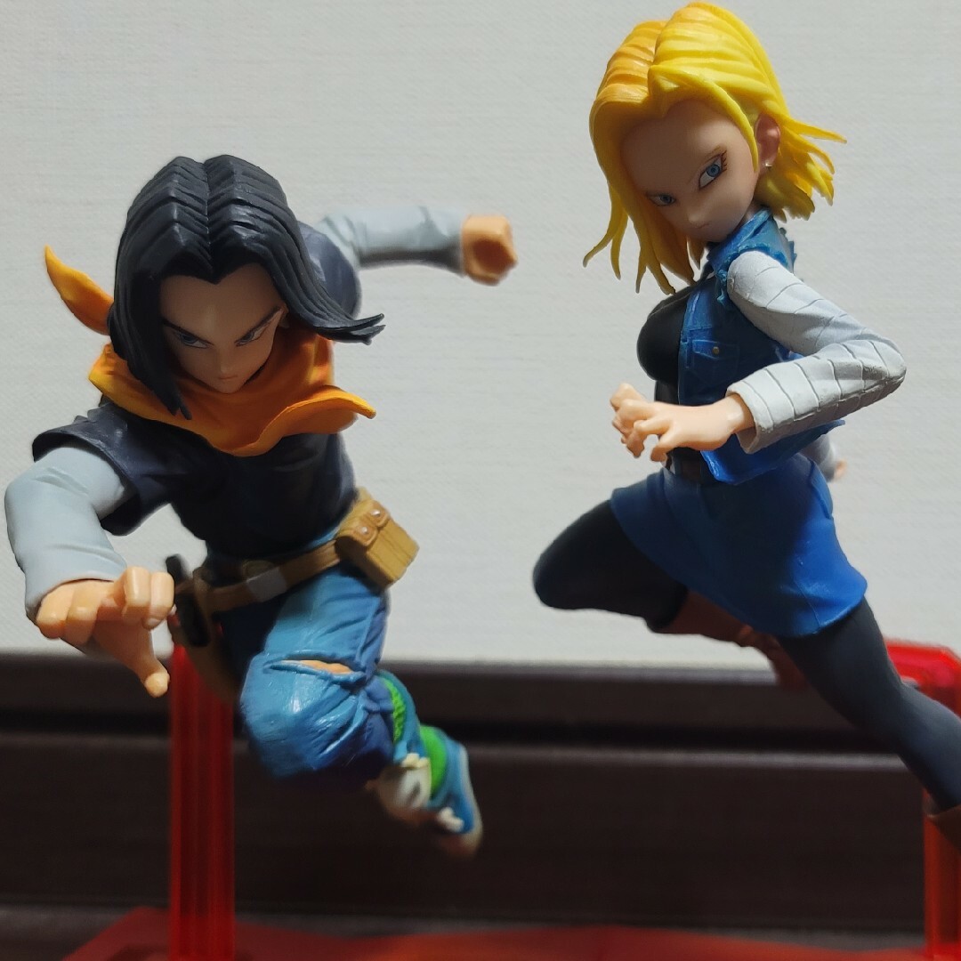 BANPRESTO - ドラゴンボール 人造人間17号 18号 フィギュアセットの