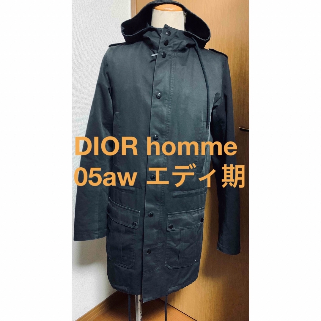 DIOR HOMME 05AW GLAM期 ボア ミリタリー ジャケット エディ