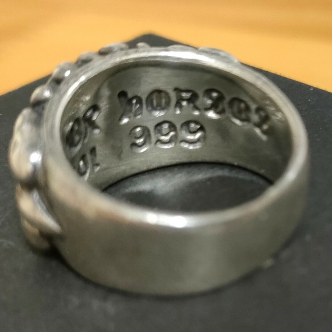 Chrome Hearts(クロムハーツ)のシルバーホース フローラルクロスリング メンズのアクセサリー(リング(指輪))の商品写真