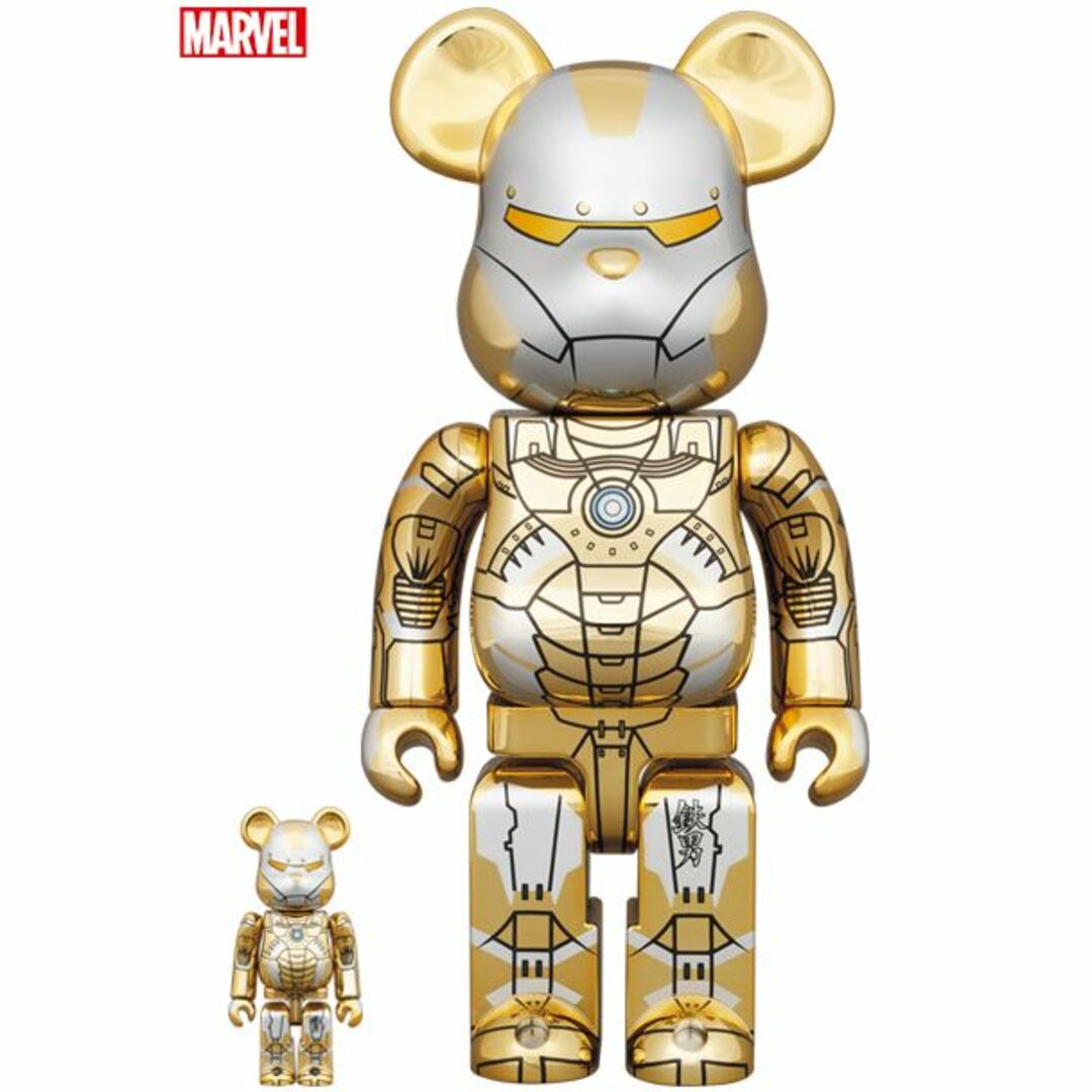 エンタメ/ホビーBE@RBRICK SORAYAMA IRONMAN 100％＆400％