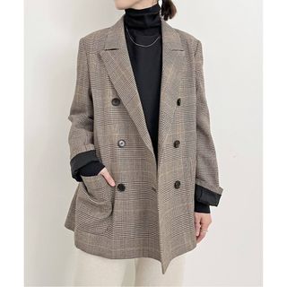 アパルトモンドゥーズィエムクラス(L'Appartement DEUXIEME CLASSE)のL'Appartement CHECK HANDSOME JACKET(テーラードジャケット)