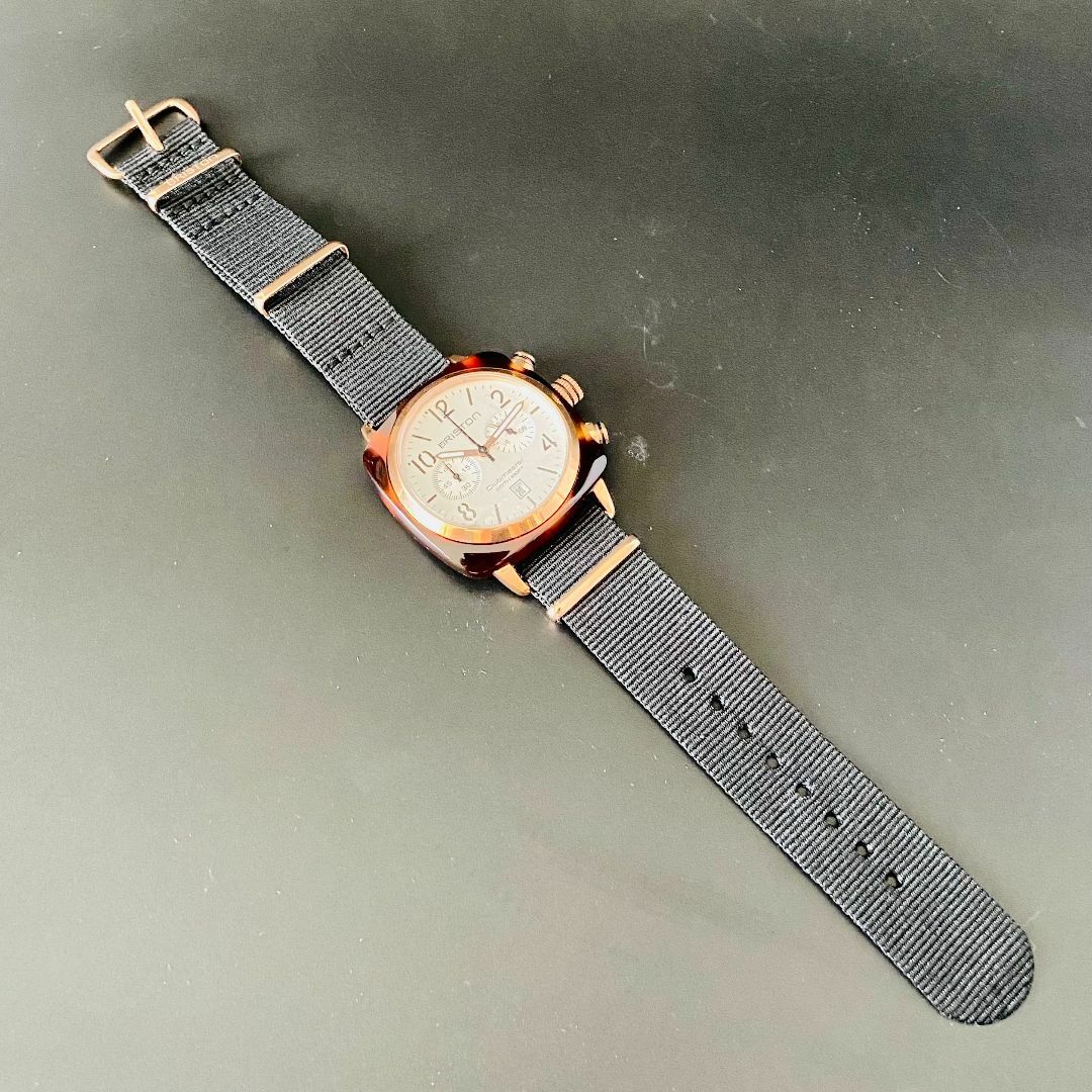 【高級時計】ブリストン クロノグラフ 黒 メンズ レディース アナログ 腕時計 6