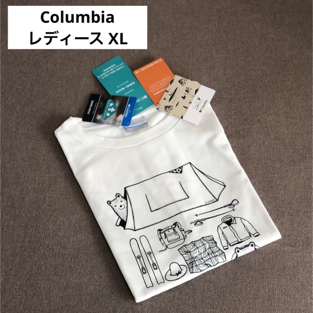 Columbia(コロンビア)のレイクトゥーアドベンチャーショートスリーブTシャツ【Colombia】コロンビア レディースのトップス(Tシャツ(半袖/袖なし))の商品写真