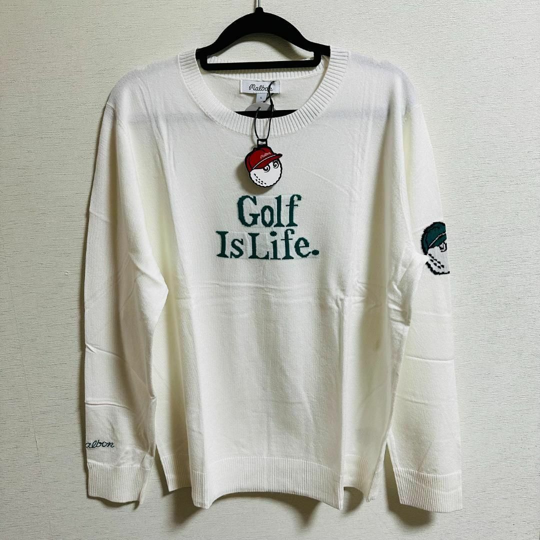 MLXLグリーンマルボン ゴルフ カットソー セーター メンズウェア