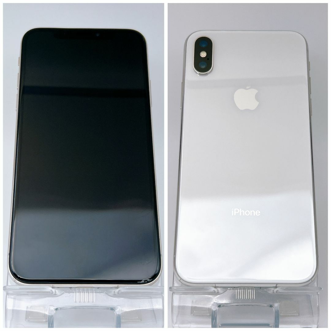 Apple(アップル)の【大容量】iPhoneX 256GB シルバー【SIMフリー】新品バッテリー スマホ/家電/カメラのスマートフォン/携帯電話(スマートフォン本体)の商品写真