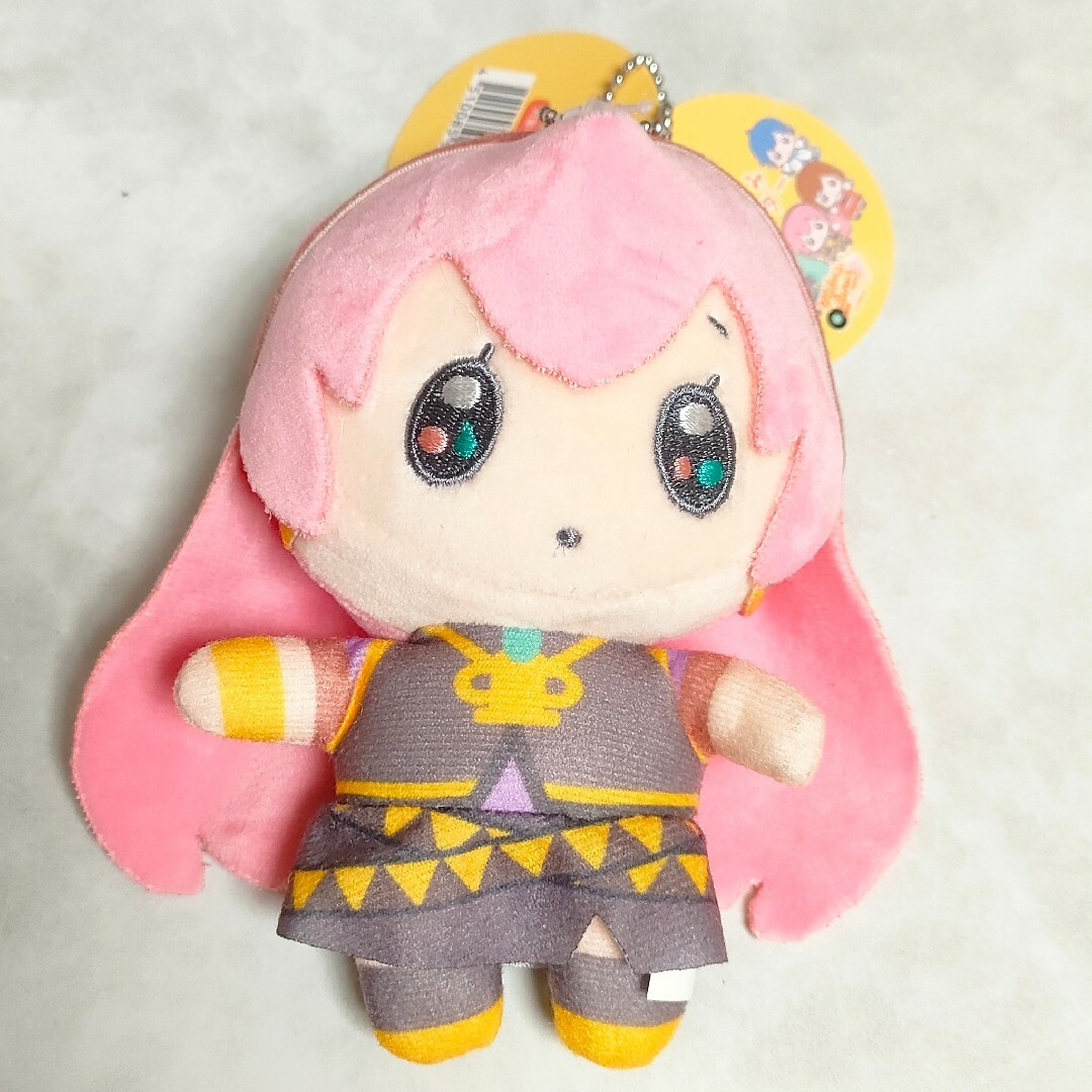巡音ルカ ぬいぐるみキーホルダーピアプロコラボ ダイナー柄 巡音ルカ ぬいぐるみキーホルダーピアプロコラボ ダイナー柄