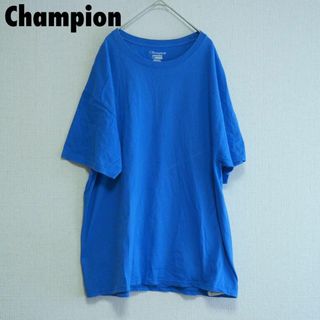 チャンピオン(Champion)のcu40/Champion/チャンピオン/半袖Tシャツ/ブルー/サイズ XL(Tシャツ/カットソー(半袖/袖なし))