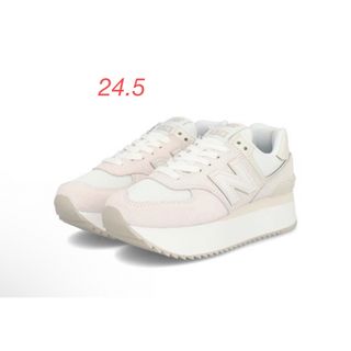 New Balance - new balance ニューバランス WL574ZSO 白 24.5センチの ...