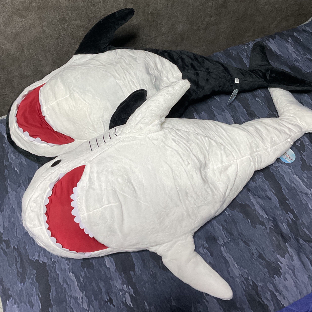 ひんやりガブっとBIGサメシャーク鮫ぬいぐるみ sharkくったり ひんやりガブっとBIGサメシャーク鮫ぬいぐるみ sharkくったり