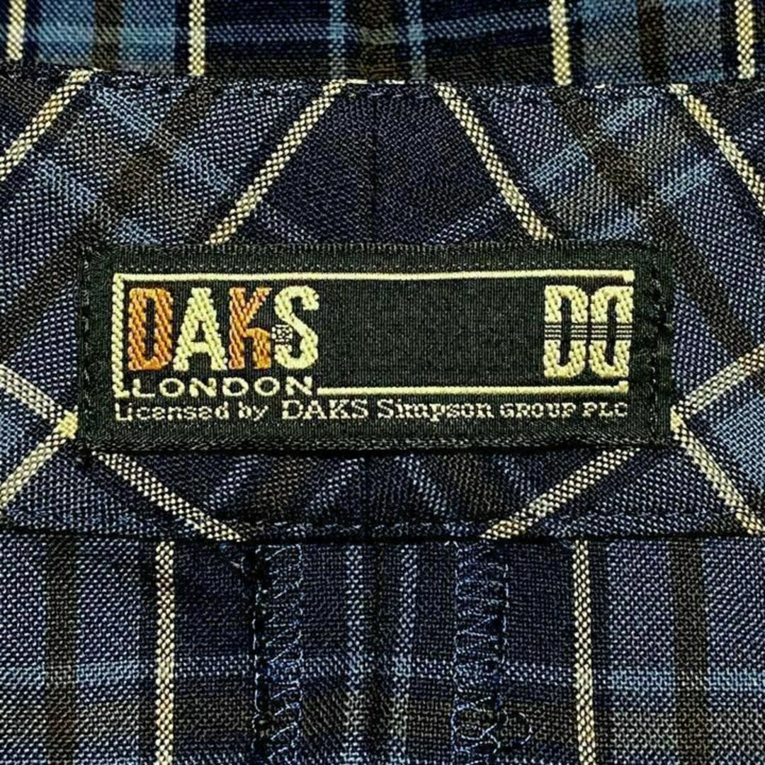 DAKS(ダックス)のDAKS ダックス 英国有名老舗 ハウスチェック シャツブラウス ネイビー レディースのトップス(シャツ/ブラウス(長袖/七分))の商品写真