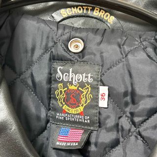 schott - 現行品復刻!ショット7007エンブレムタグ613US
