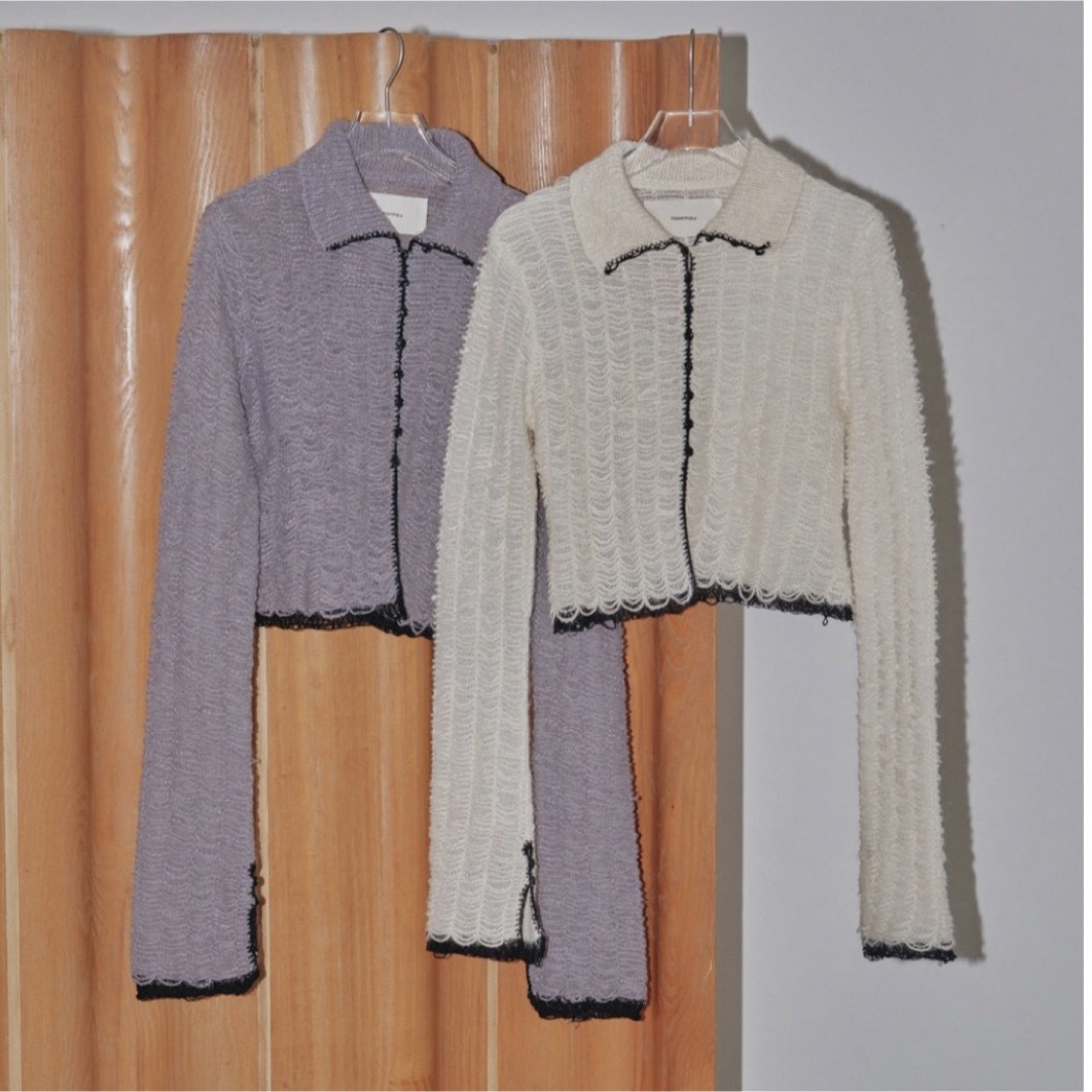 TODAYFUL(トゥデイフル)のtodayful Mesh Jacquard Knitshirts レディースのトップス(ニット/セーター)の商品写真