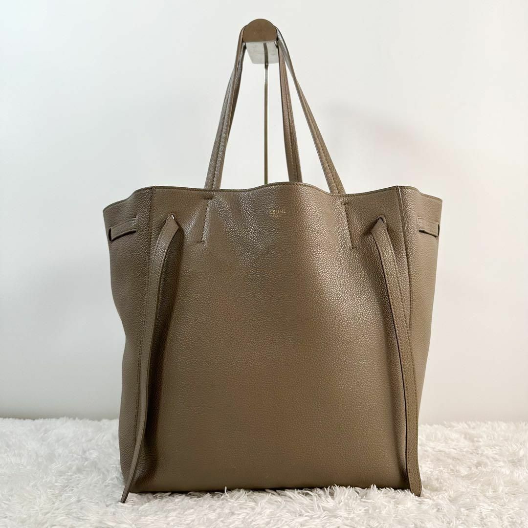 celine - セリーヌ カバファントム トートバッグ グレージュ 新ロゴ A4