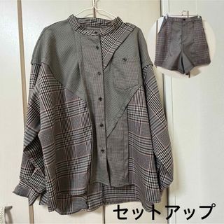 イチナナキュウダブルジー(179/WG)のチェックシャツ パンツ セットアップ(シャツ/ブラウス(長袖/七分))