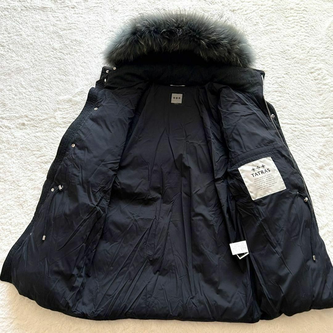 最高級✨タトラス ダウンジャケット BIONDI カシミヤ混 ネイビー M