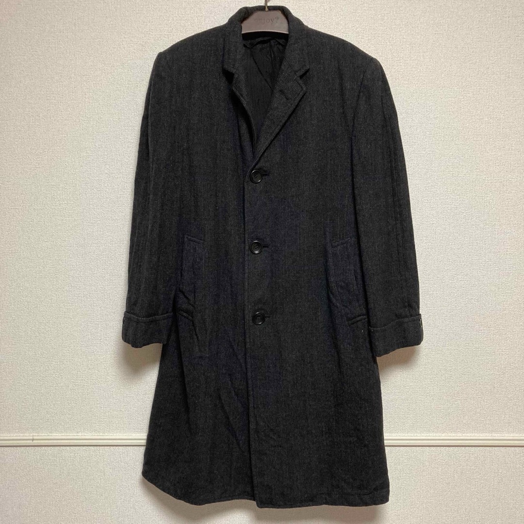 VINTAGE 60s USA製 ウールチェックコート ユニオンチケット J&F VINTAGE 60s USA製 ウールチェックコート ユニオンチケット J&F