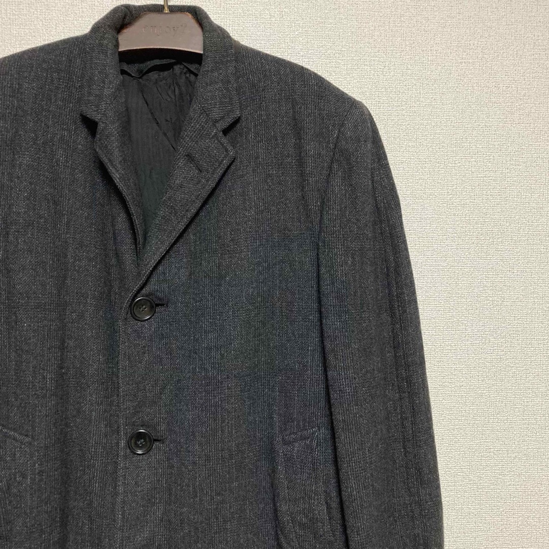 VINTAGE 60s USA製 ウールチェックコート ユニオンチケット J&F VINTAGE 60s USA製 ウールチェックコート ユニオンチケット J&F