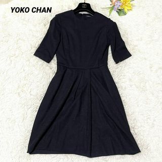YOKO CHAN - YOKO CHAN ヨーコチャン ワンピース 38(M位) 黒 【古着