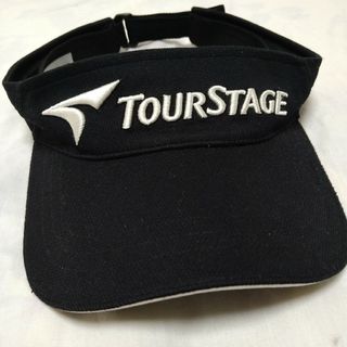 TOURSTAGE - 【美品】TOURSTAGE　ツアーステージ　サンバイザー　帽子　キャップ　ゴルフ