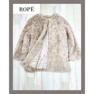 ロペ(ROPE’)の★【美品】◆最終値下げ◆マドモアゼルロペ フェイクファーコート もこもこ♡(毛皮/ファーコート)