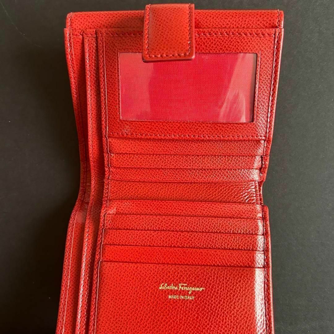 Salvatore Ferragamo - 美品 フェラガモ ガンチーニ 2つ折り財布