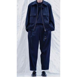 URU - ウル 21AW FAKE LEATHER / ZIP UP BLOUSON 21FFL01 中綿入り