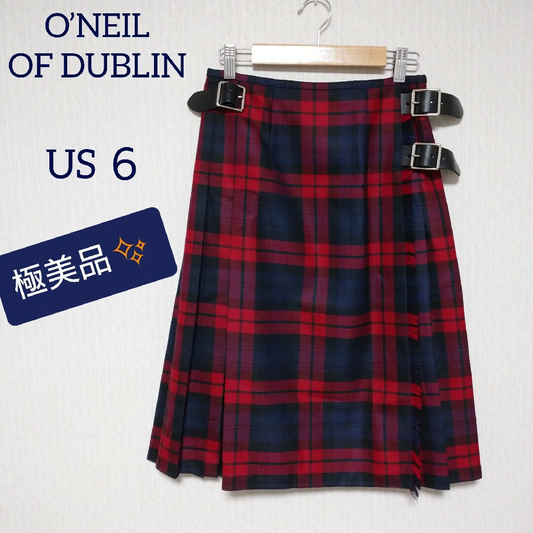 新品未使用✨ O'NEIL of DUBLIN プリーツ　フレア　巻きスカート