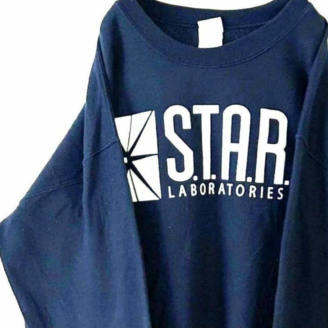 スター STAR LABORATORIES スウェット L ネイビー紺色