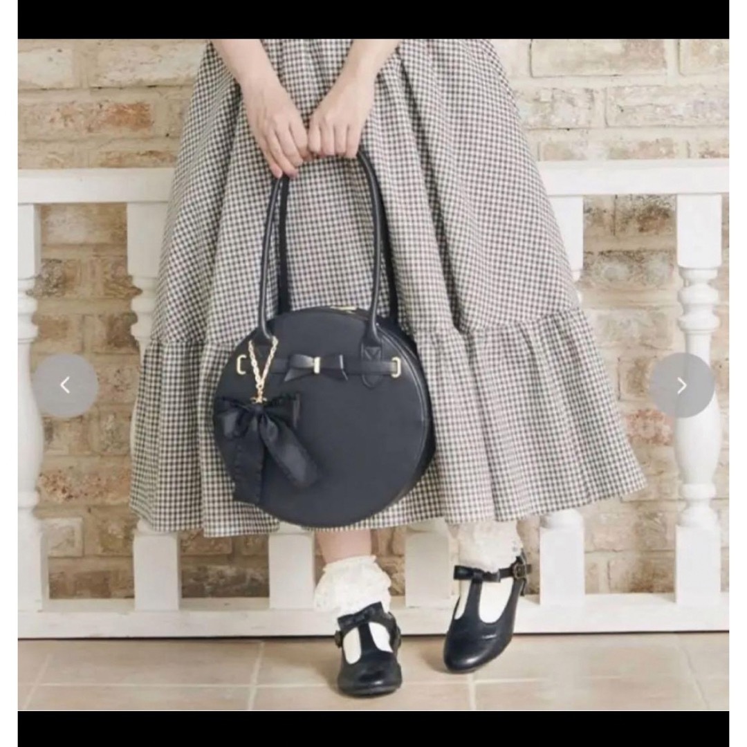 しまむら(シマムラ)の新品未使用!しまむら♡青木美沙子♡サークル型バッグ♡キャメル レディースのバッグ(ハンドバッグ)の商品写真