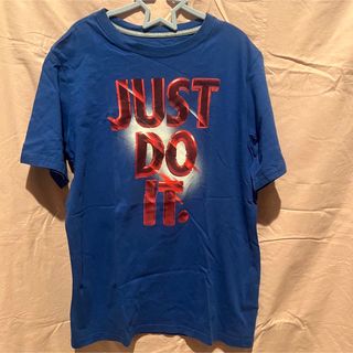 ナイキ(NIKE)のbaiya ナイキ　Tシャツ　半袖 メンズ　青　キッズ　150 160 155(Tシャツ/カットソー)